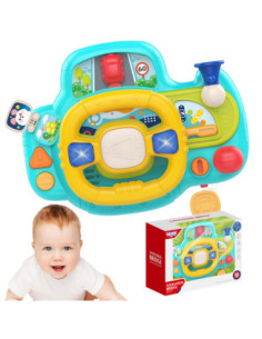 WOOPIE BABY Interactive Car Steering Wheel with Lights and Sound