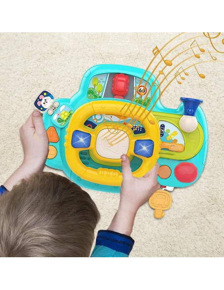 WOOPIE Kierownica Samochodowa Interaktywna z Swiatłami Dźwiękiem