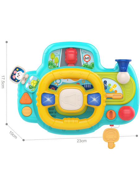 WOOPIE Kierownica Samochodowa Interaktywna z Swiatłami Dźwiękiem