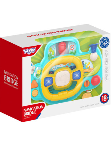 WOOPIE Kierownica Samochodowa Interaktywna z Swiatłami Dźwiękiem