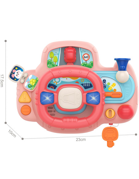 WOOPIE Kierownica Samochodowa Interaktywna z Swiatłami Dźwiękiem