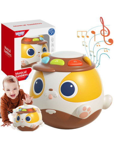 Woopie Interaktywna Grająca Kula Piesek Zabawka Muzyczna Edukacyjna