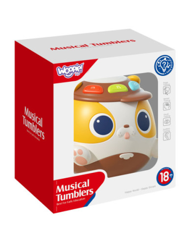 Woopie Interaktywna Grająca Kula Piesek Zabawka Muzyczna Edukacyjna