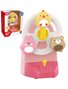 WOOPIE Pozytywka Karuzela Zwierzęta Zabawka Muzyczna Edukacyjna