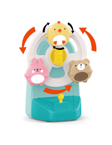 WOOPIE Pozytywka Karuzela Zwierzęta Zabawka Muzyczna Edukacyjna