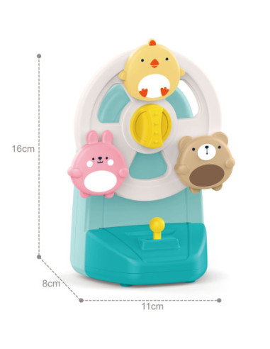 WOOPIE Pozytywka Karuzela Zwierzęta Zabawka Muzyczna Edukacyjna