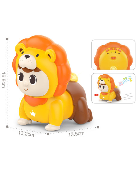 WOOPIE Raczkujący Bobas Zabawka z Melodiami Świecąca Interaktywna