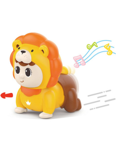 WOOPIE Raczkujący Bobas Zabawka z Melodiami Świecąca Interaktywna