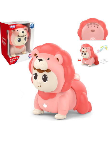 WOOPIE Raczkujący Bobas Zabawka z Melodiami Świecąca Interaktywna