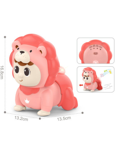 WOOPIE Raczkujący Bobas Zabawka z Melodiami Świecąca Interaktywna