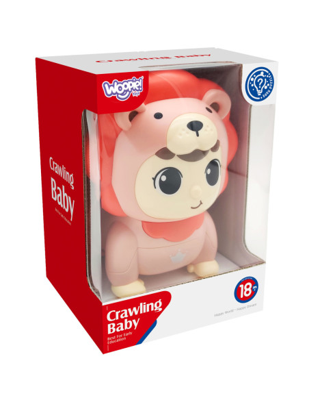 WOOPIE Raczkujący Bobas Zabawka z Melodiami Świecąca Interaktywna