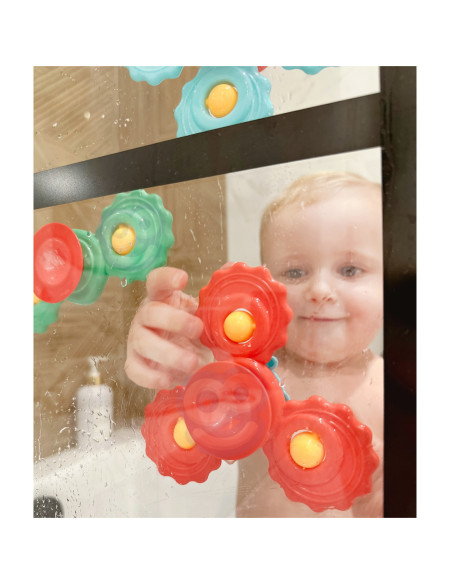 WOOPIE Gryzak Spinner Wirujący z Przyssawką Zestaw 3 szt