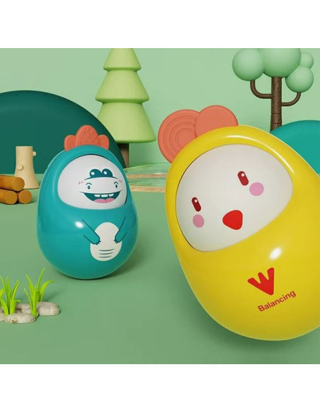 WOOPIE Wańka Wstańka Dinozaur z Melodyjkami