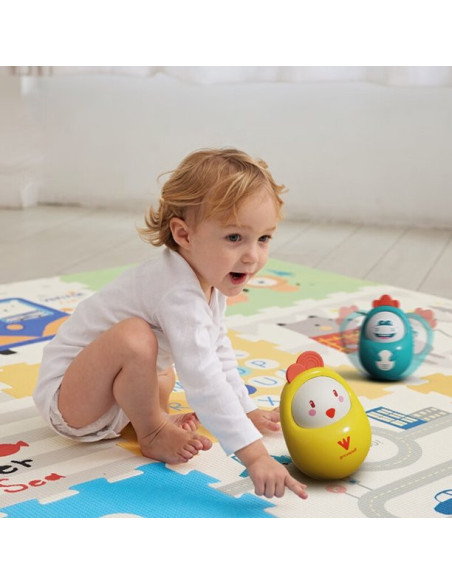 WOOPIE Wańka Wstańka Dinozaur z Melodyjkami