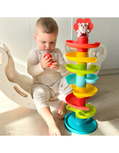 WOOPIE Kulodrom Tor Kulkowy Zestaw Spirala + 6 Kulek