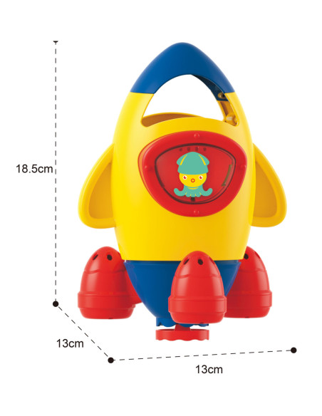WOOPIE Zabawka do Kąpieli Interaktywna Rakieta Przelewowa
