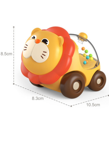 WOOPIE Grzechotka Samochodzik Pojazd Lew