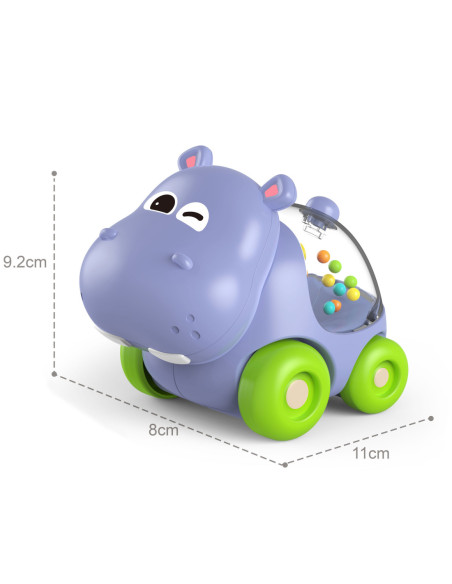WOOPIE Grzechotka Samochodzik Pojazd Hipopotam