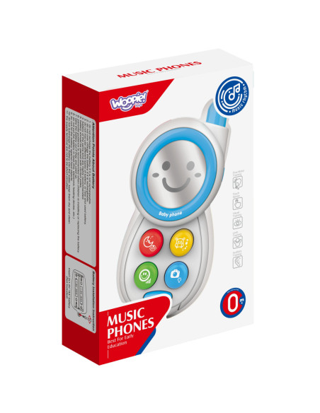 WOOPIE Telefonik Interaktywny Komórka z Dźwiękami