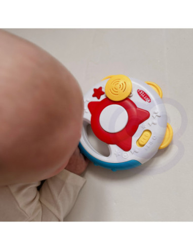 WOOPIE Interaktywny Tamburyn Zabawka Muzyczna