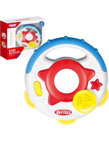 WOOPIE Interaktywny Tamburyn Zabawka Muzyczna