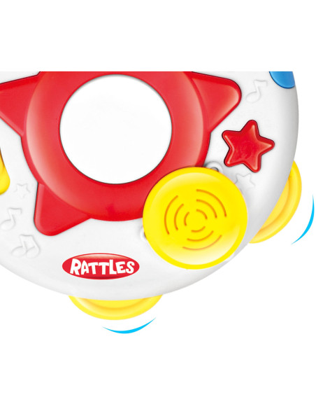 WOOPIE Interaktywny Tamburyn Zabawka Muzyczna