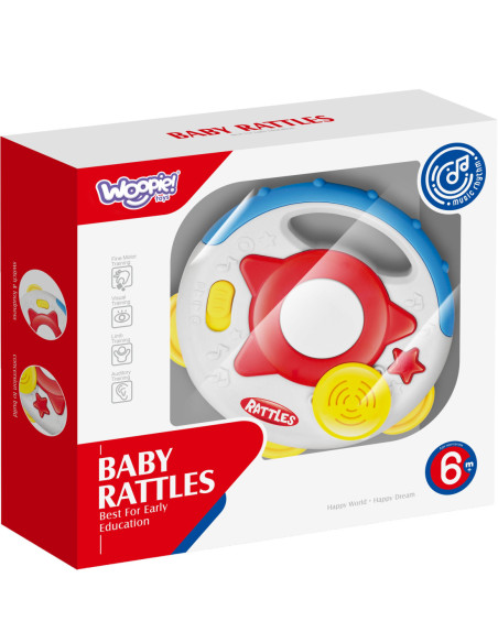 WOOPIE Interaktywny Tamburyn Zabawka Muzyczna