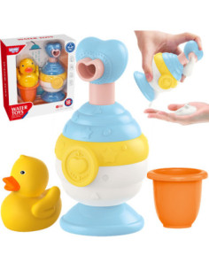 WOOPIE Zabawki do Kąpieli Kubeczek + Kaczuszka + Dozownik Mydła Zestaw