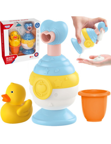WOOPIE Zabawki do Kąpieli Kubeczek + Kaczuszka + Dozownik Mydła Zestaw