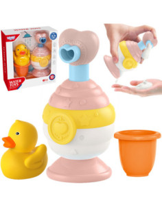 WOOPIE Zabawki do Kąpieli Kubeczek + Kaczuszka + Dozownik Mydła Zestaw