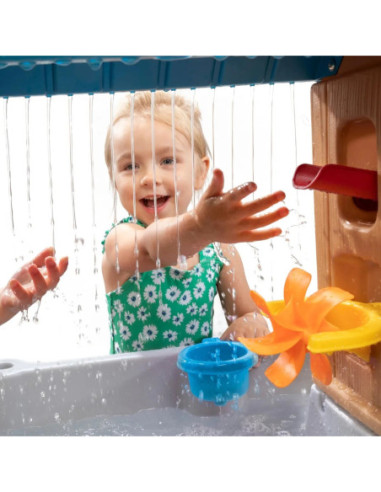 Step2 Stół Wodny z Deszczownicą Wiaderkiem i Lejkiem + Zwierzątka
