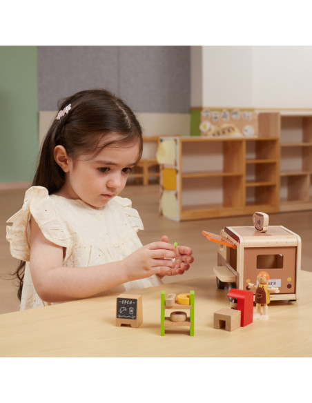 VIGA Drewniane Auto Kawiarnia