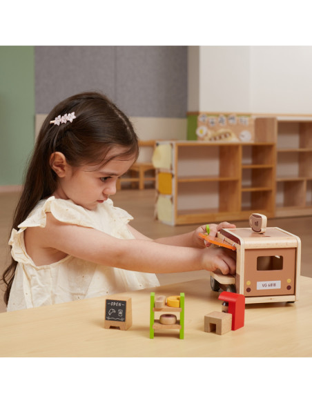 VIGA Drewniane Auto Kawiarnia