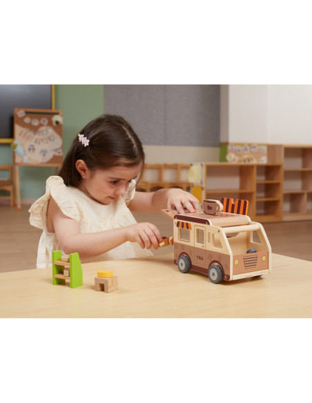 VIGA Drewniane Auto Kawiarnia