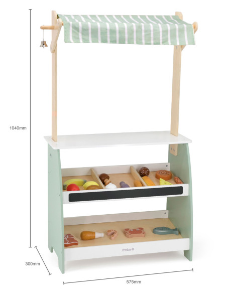 VIGA PolarB Drewniane Stoisko Targowe Stragan Sklep