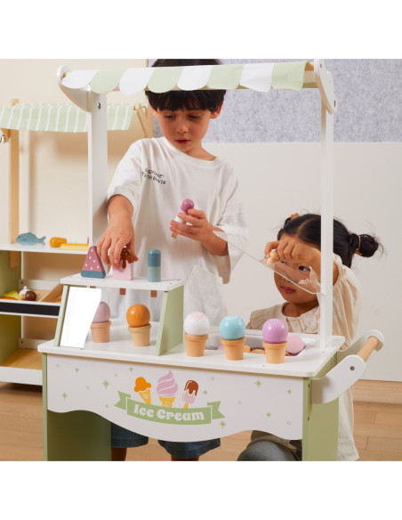 VIGA PolarB Drewniany Stragan z Lodami Lodziarnia Mobilna