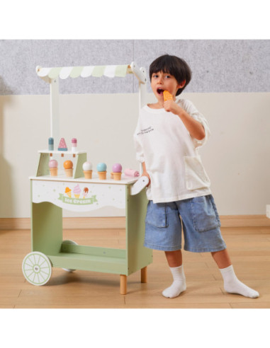 VIGA PolarB Drewniany Stragan z Lodami Lodziarnia Mobilna