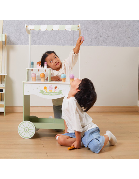 VIGA PolarB Drewniany Stragan z Lodami Lodziarnia Mobilna