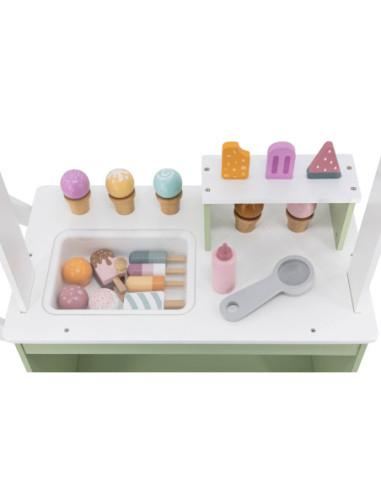 VIGA PolarB Drewniany Stragan z Lodami Lodziarnia Mobilna