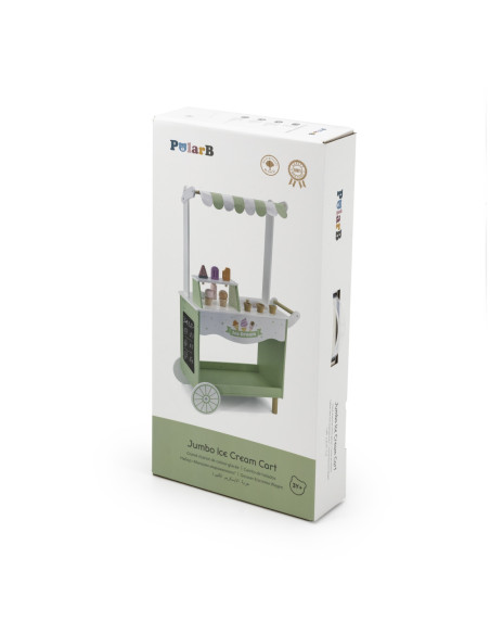 VIGA PolarB Drewniany Stragan z Lodami Lodziarnia Mobilna