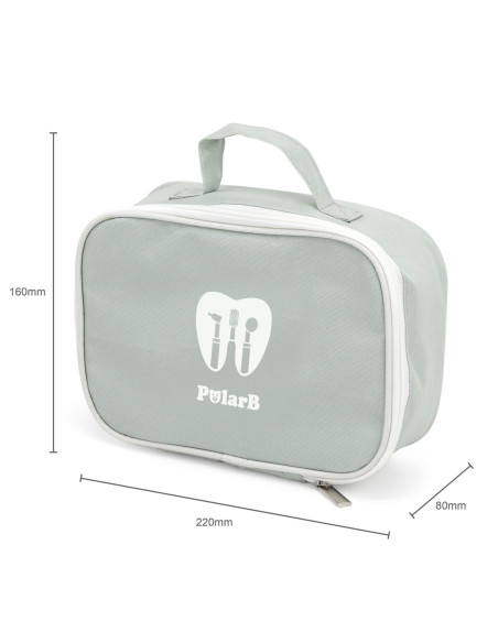 VIGA PolarB Drewniany Zestaw Dentysty Torba