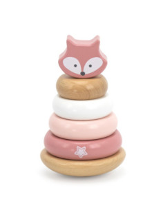 VIGA PolarB Drewniana Piramidka Edukacyjna - Lisek 2