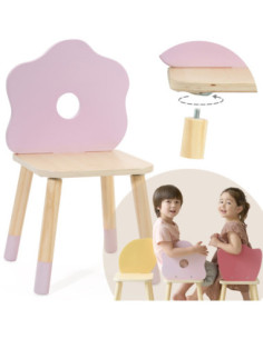 CLASSIC WORLD Pastel Grace Chair for Children 3+ (Flower)