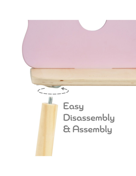 CLASSIC WORLD Pastelowe Krzesełko Grace dla Dzieci 3+ (Flower)