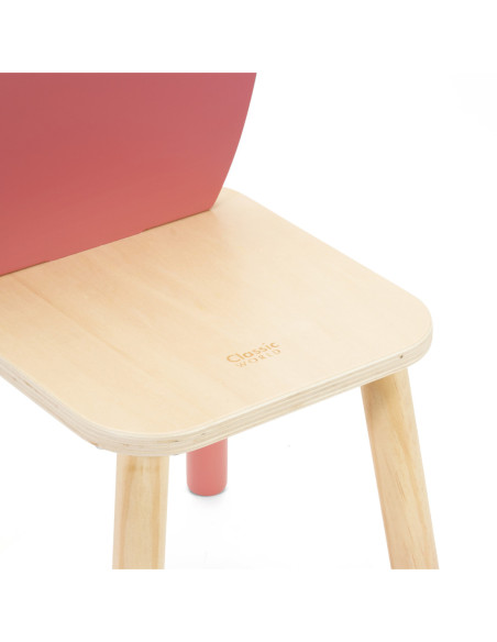 CLASSIC WORLD Pastelowe Krzesełko Grace dla Dzieci 3+ (Flower)