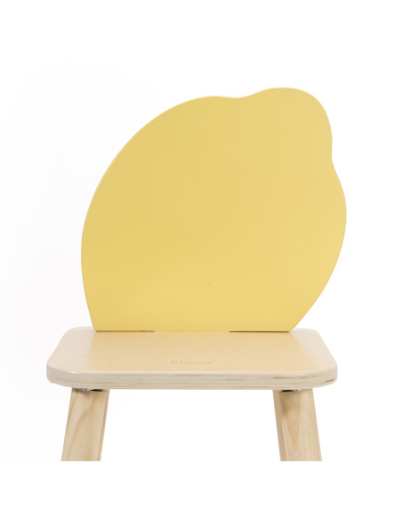 CLASSIC WORLD Pastelowe Krzesełko Grace dla Dzieci 3+ (Lemon)