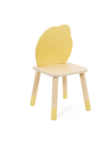 CLASSIC WORLD Pastelowe Krzesełko Grace dla Dzieci 3+ (Lemon)