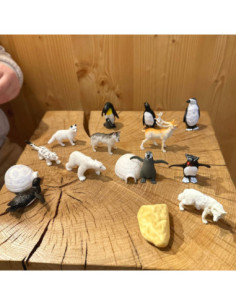 WOOPIE Zestaw Figurki Zwierzęta Arktyczne 15 szt. 2