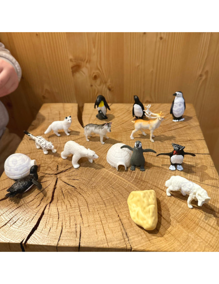 WOOPIE Zestaw Figurki Zwierzęta Arktyczne 15 szt.