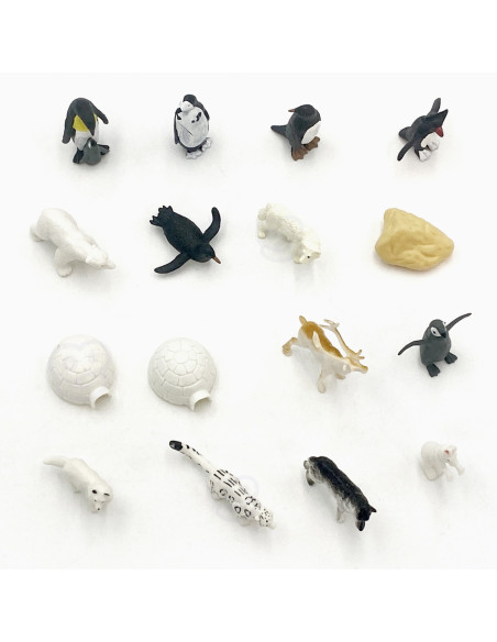 WOOPIE Zestaw Figurki Zwierzęta Arktyczne 15 szt.